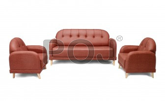 Jiva Leatherette Sofa Set ( 5 Seater Sofa )